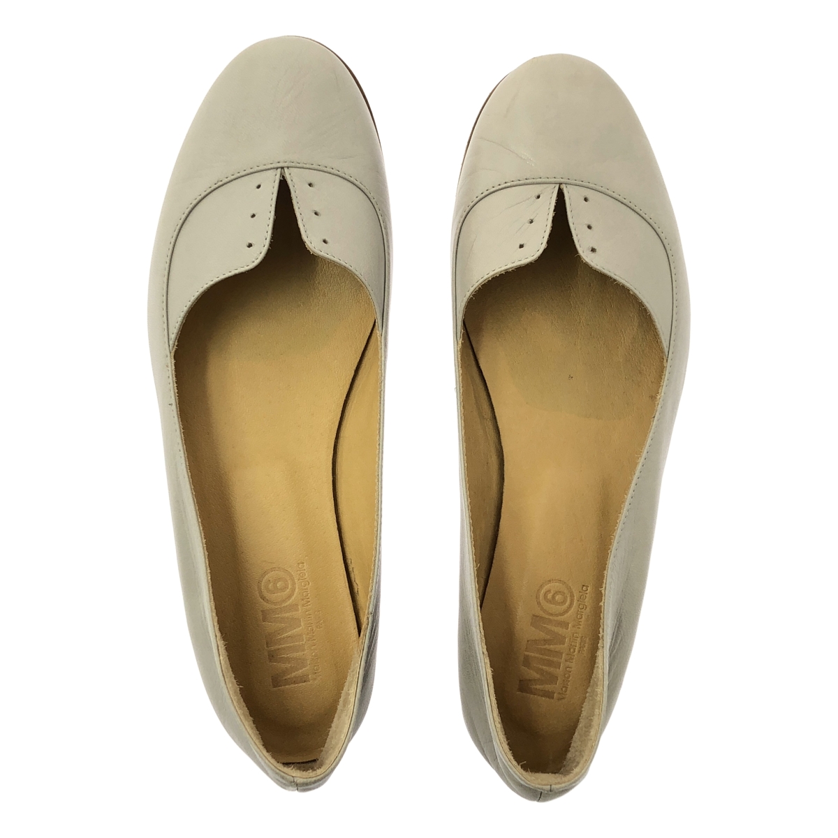 MM6 Maison Martin Margiela / エムエムシックスメゾンマルタンマルジェラ | レザー フラットシューズ | 37 | レディース