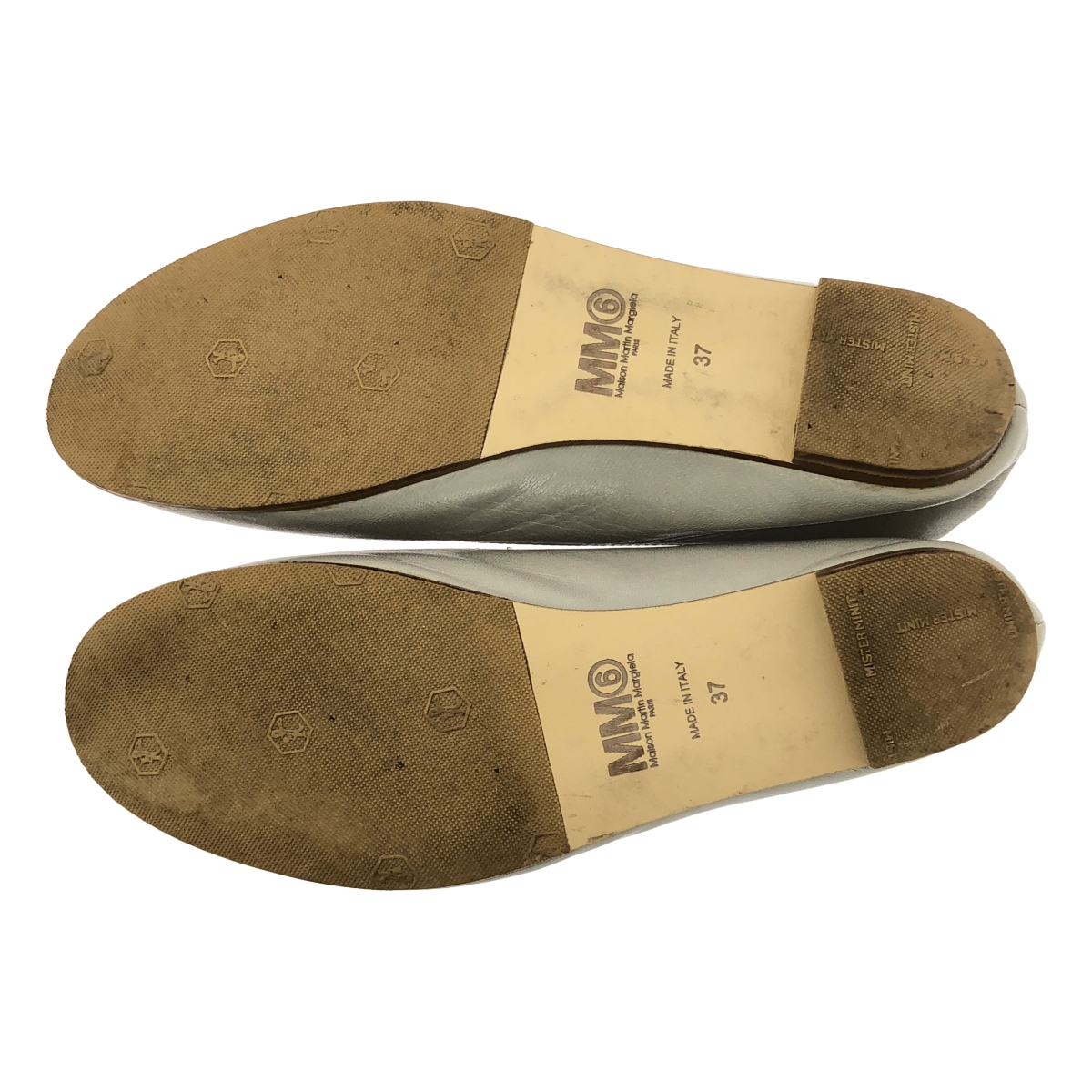 MM6 Maison Martin Margiela / エムエムシックスメゾンマルタンマルジェラ | レザー フラットシューズ | 37 | レディース