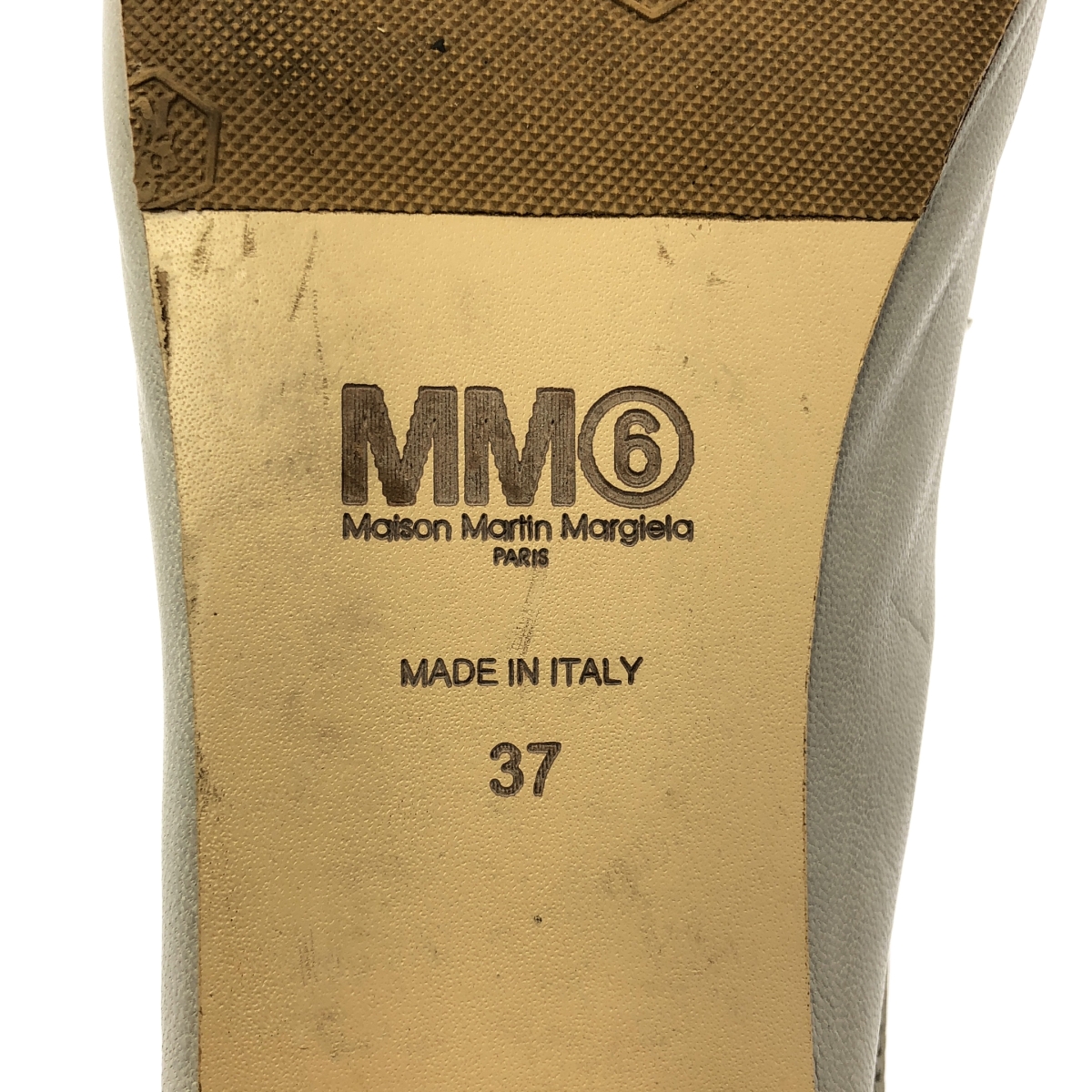 MM6 Maison Martin Margiela / エムエムシックスメゾンマルタンマルジェラ | レザー フラットシューズ | 37 | レディース