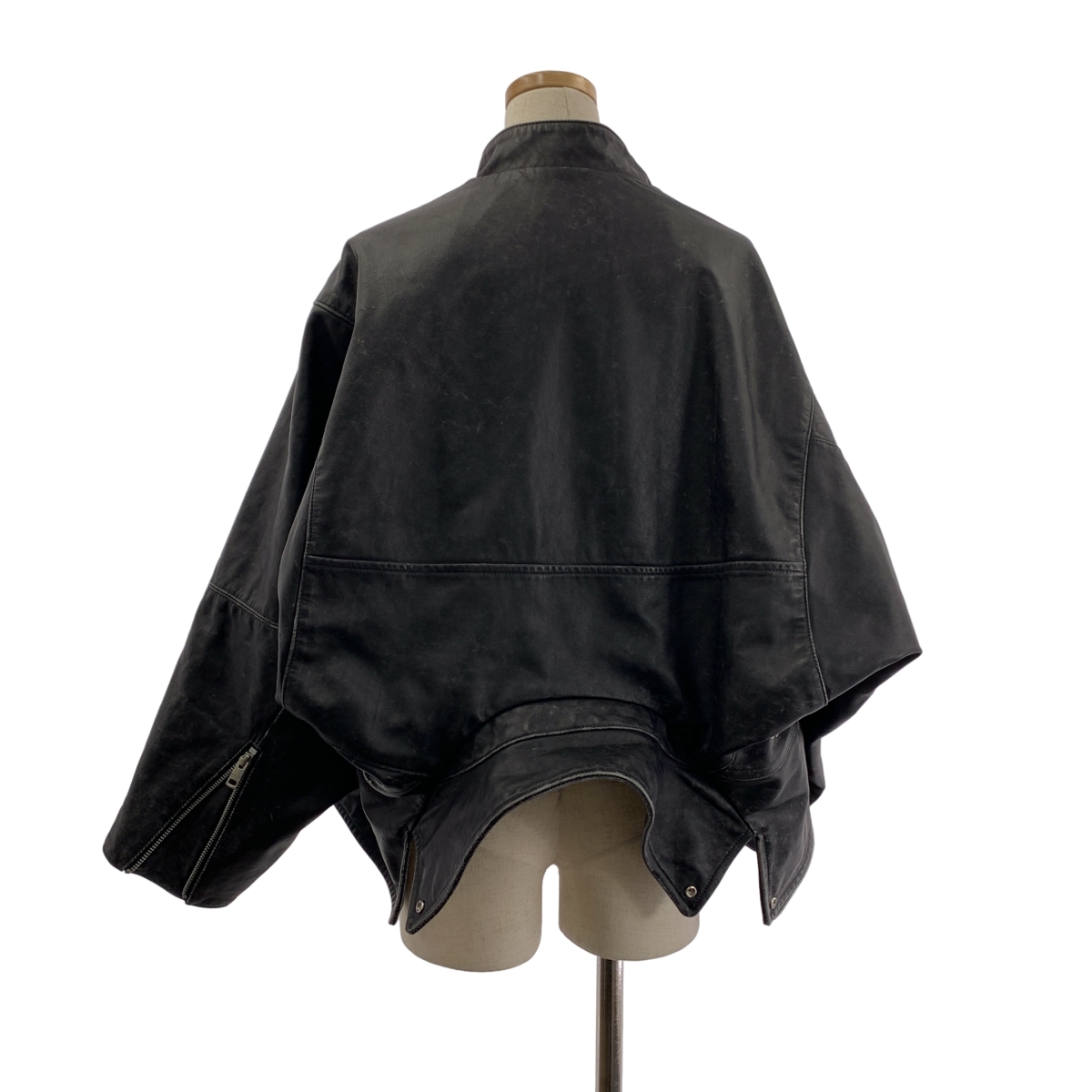 beautiful people / ビューティフルピープル | double-end stone wash leather jacket レザー ダブル ジャケット | 36 | レディース