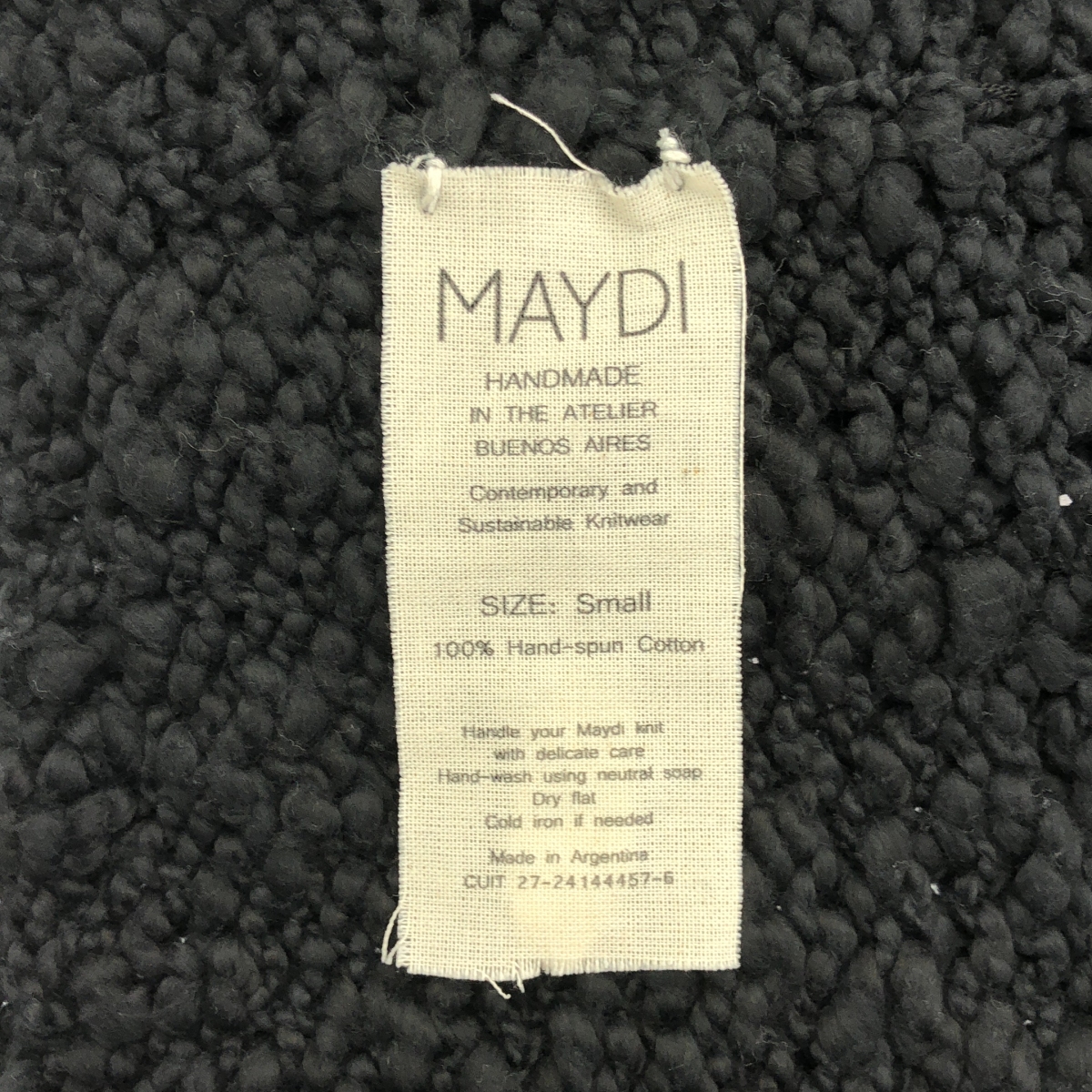 MAYDI / マイディ | コットン チャンキー ニットベスト | S | レディース