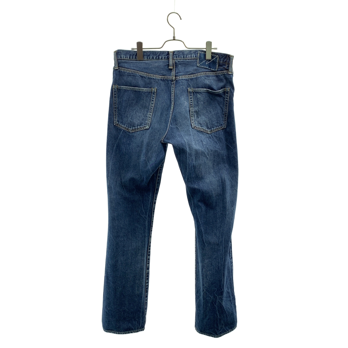 visvim / ビズビム | SOCIAL SCULPTURE 11 DRY-3 / レザーパッチ セルビッチ デニムパンツ |