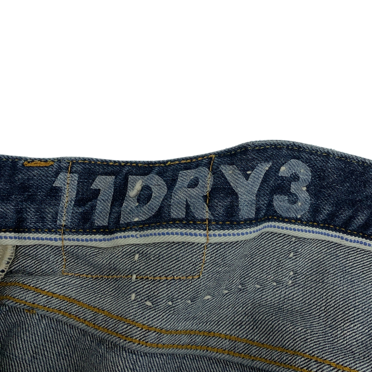 visvim / ビズビム | SOCIAL SCULPTURE 11 DRY-3 / レザーパッチ セルビッチ デニムパンツ |