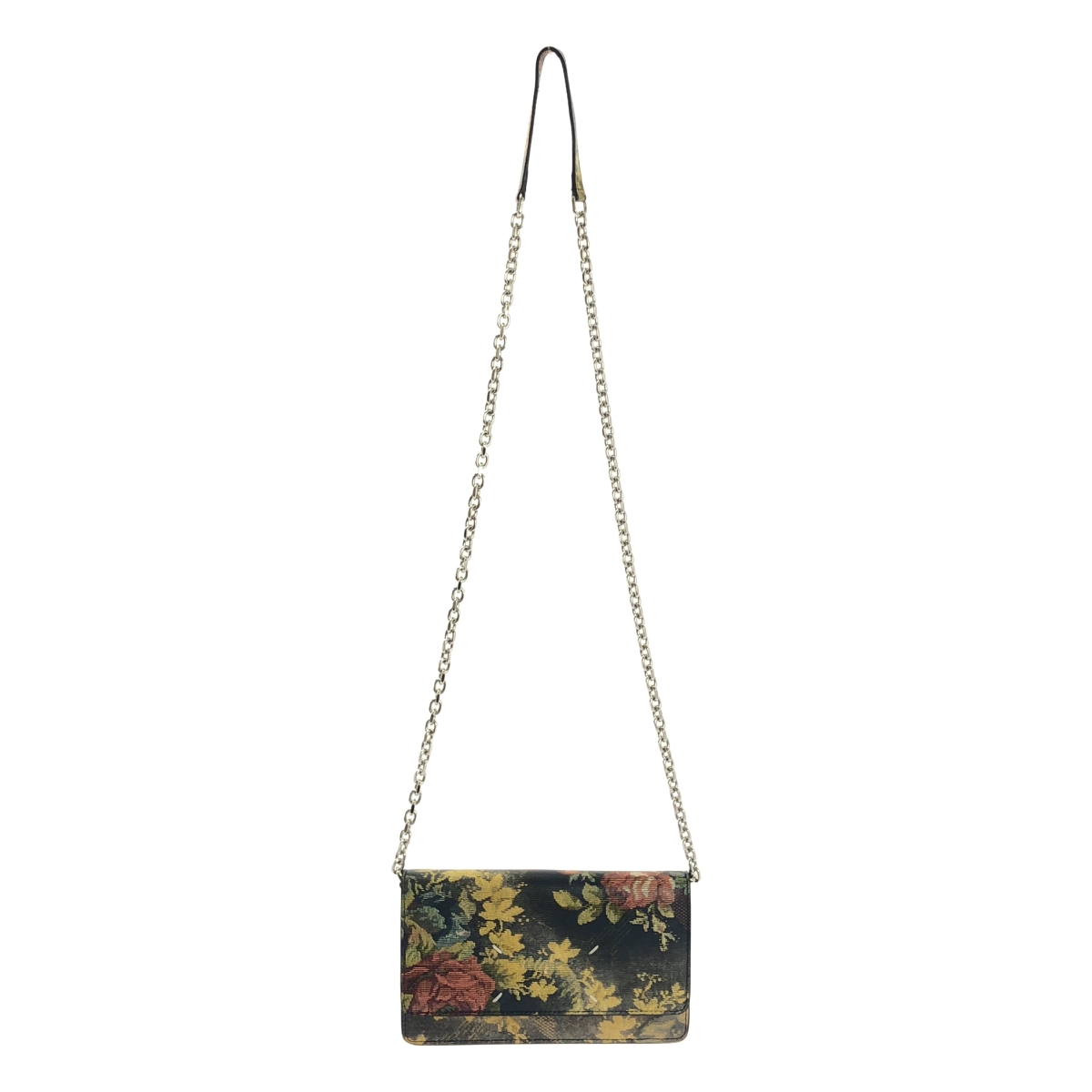 Maison Margiela / メゾンマルジェラ | 2022 | 花柄 タペストリー ウォレット チェーン ショルダーバッグ |