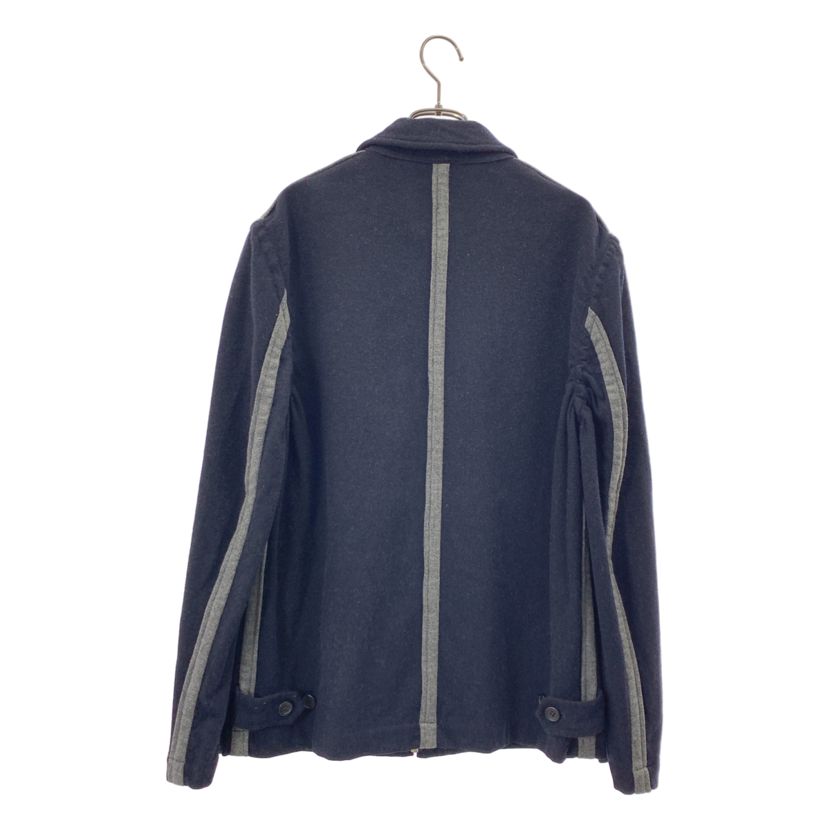 COMME des GARCONS HOMME PLUS / コムデギャルソンオムプリュス | AD1998 | インサイドアウト / ウール ジップ ブルゾン ジャケット | M | メンズ