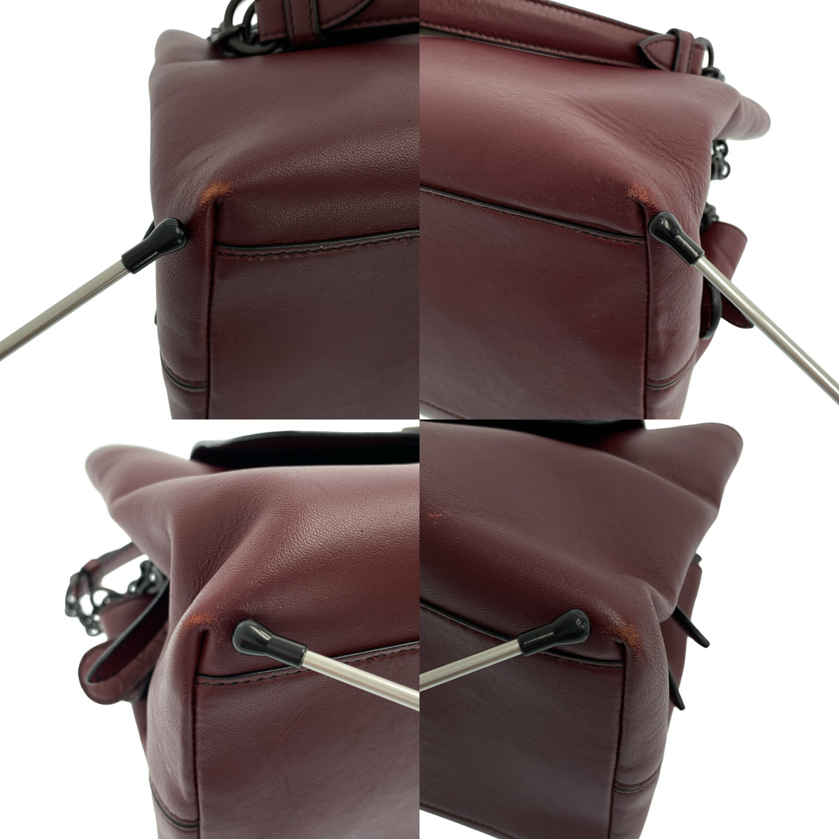 BOTTEGA VENETA / ボッテガヴェネタ | レザー チェーンハンドル フラップ トートバッグ |