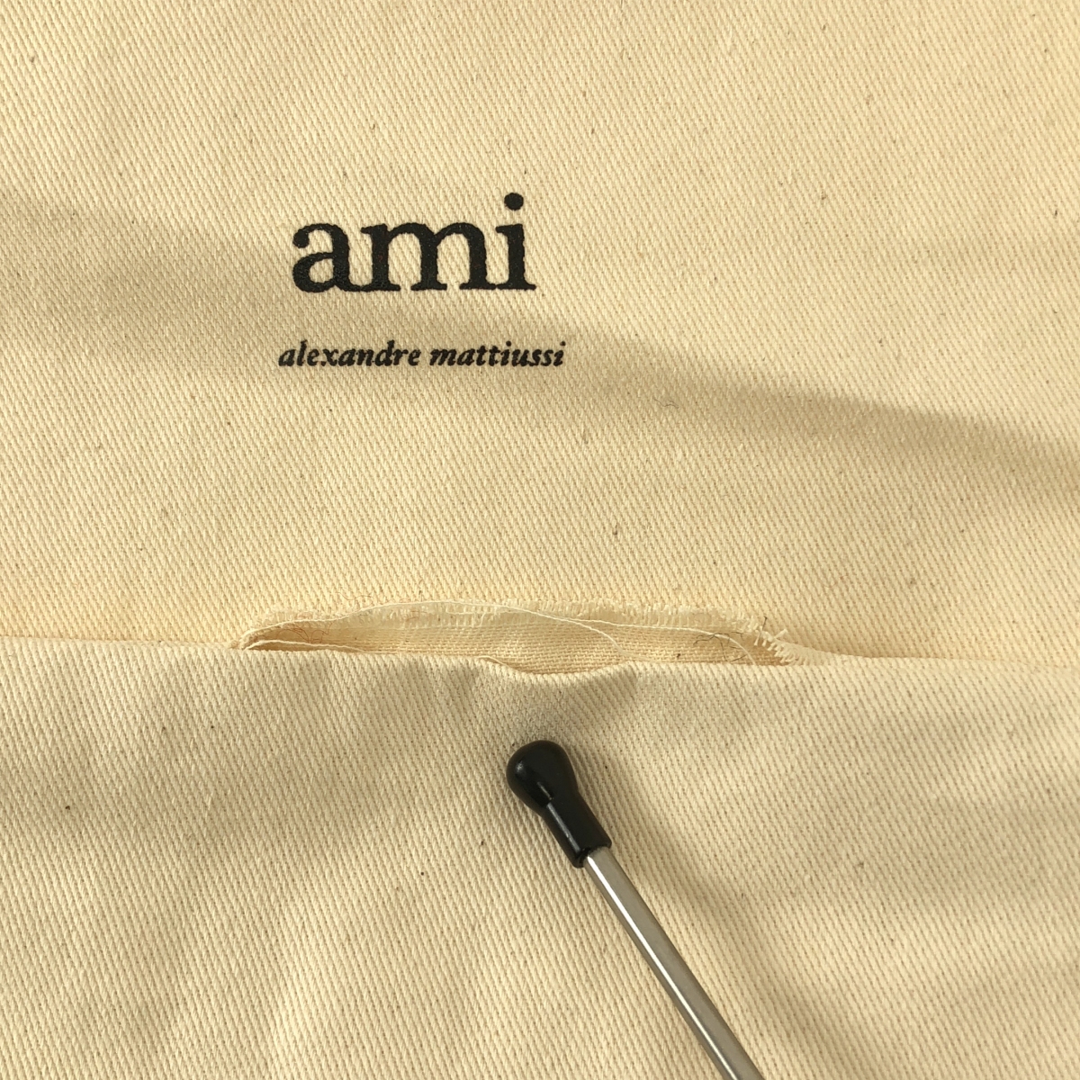 AMI Alexandre Mattiussi / アミ・アレクサンドルマテュッシ | Ami de Coeur アミ ドゥ クール アルパカ混 フリンジ マフラー |