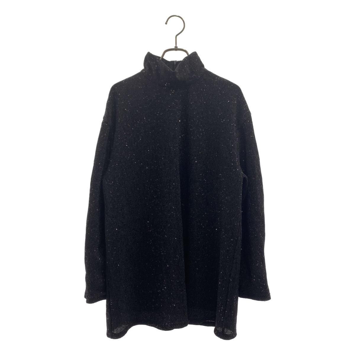 AMERI / アメリ | SPARKLE TOP スパンコール トップス モックネック ロングスリーブカットソー | F | レディース