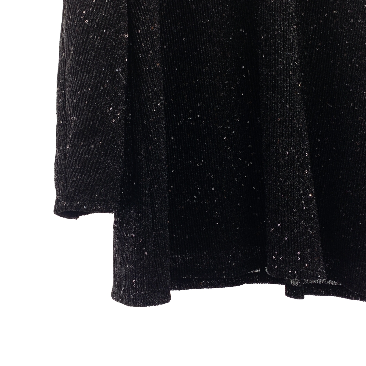 AMERI / アメリ | SPARKLE TOP スパンコール トップス モックネック ロングスリーブカットソー | F | レディース