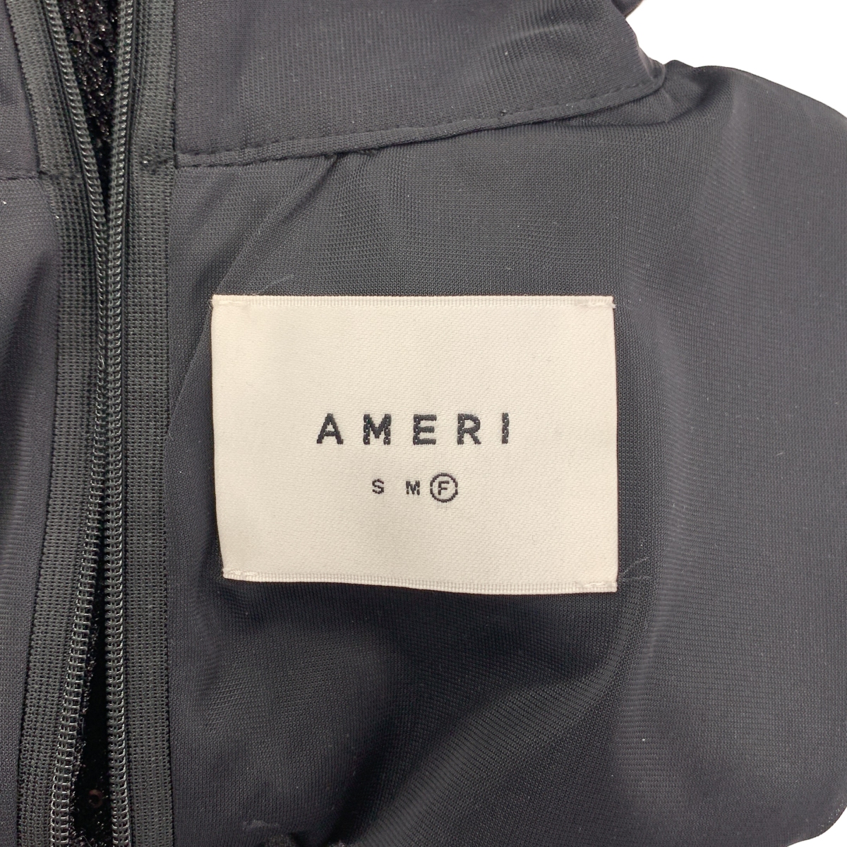 AMERI / アメリ | SPARKLE TOP スパンコール トップス モックネック ロングスリーブカットソー | F | レディース