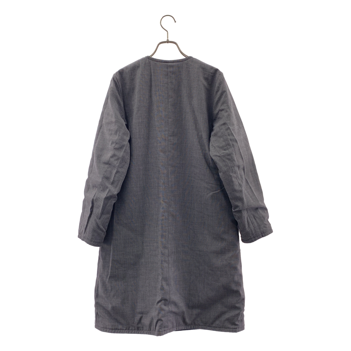 MACKINTOSH PHILOSOPHY / マッキントッシュフィロソフィー | ウール リバーシブル キルティング ノーカラーコート | 38 | レディース