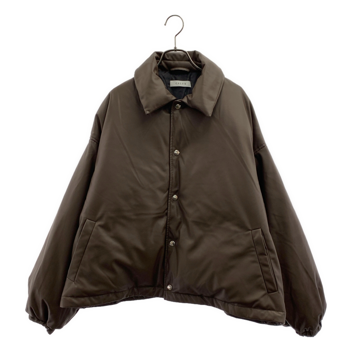 CALUX / キャラクス | SHORT COACH JACKET ショート ダウンジャケット | F | レディース