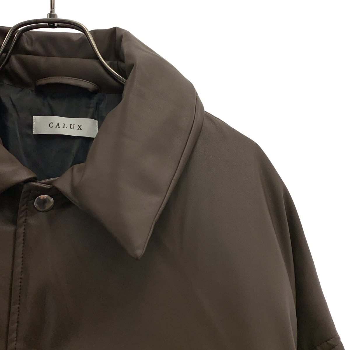 CALUX / キャラクス | SHORT COACH JACKET ショート ダウンジャケット | F | レディース