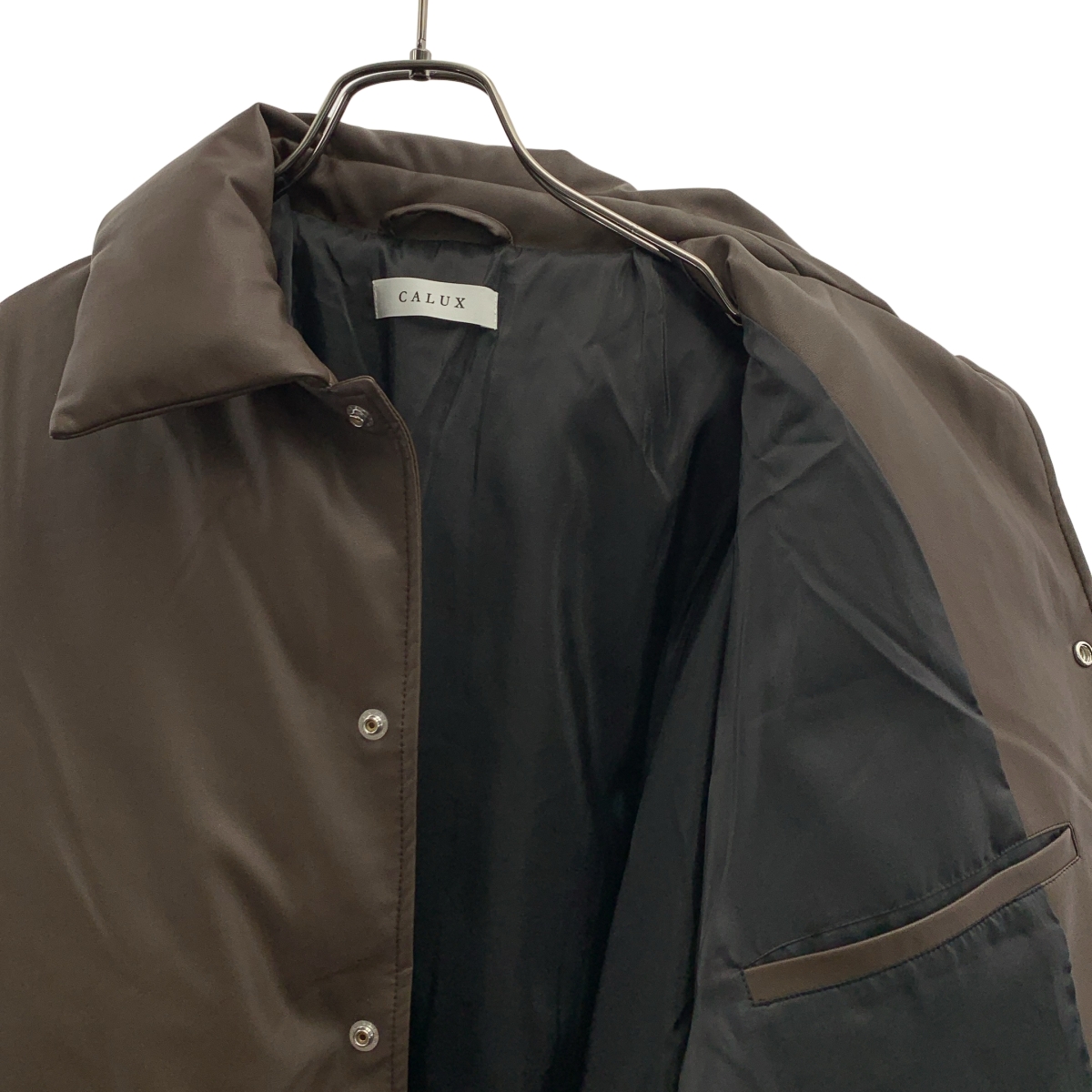 CALUX / キャラクス | SHORT COACH JACKET ショート ダウンジャケット | F | レディース