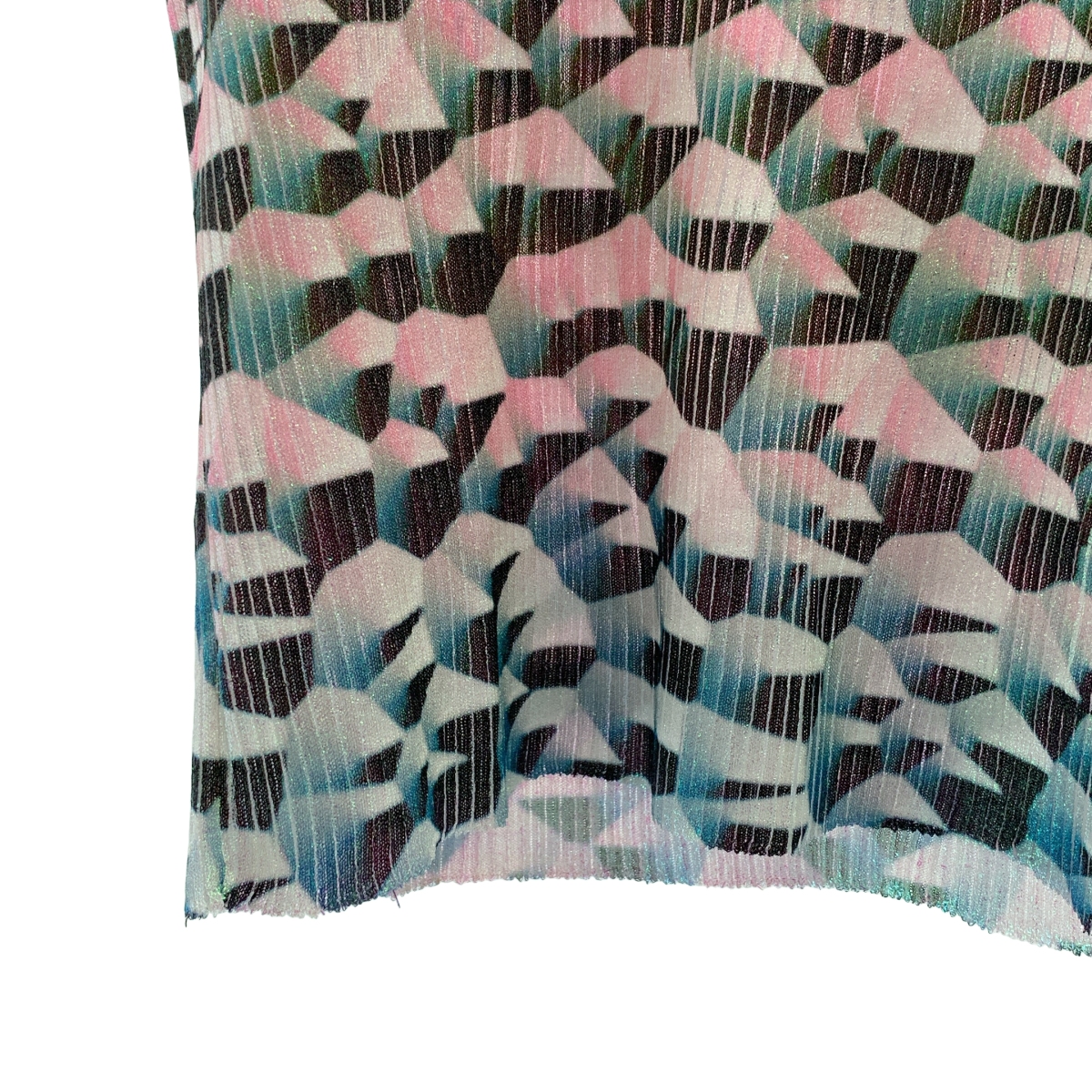 Maison Margiela / メゾンマルジェラ | 2020SS | 総柄 リブ クルーネック カットソー | S | レディース