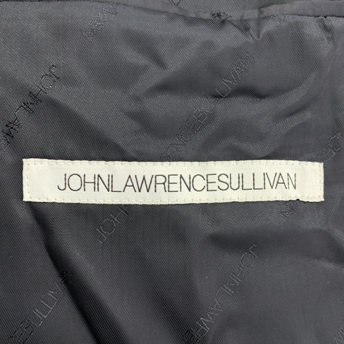 JOHN LAWRENCE SULLIVAN / ジョンローレンスサリバン | MELTON DOUBLE BREASTED CHESTERFIELD COAT / ウール ロゴボタン ダブル ロングコート / 総裏地 | 44 | メンズ