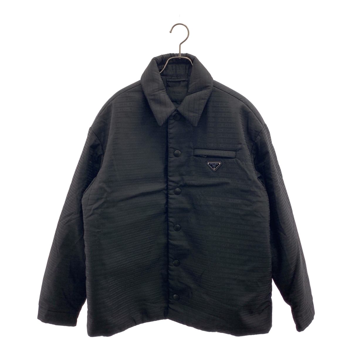PRADA / プラダ | 2022AW | Re-Nylon トライアングルロゴ パデット ナイロンジャケット | M | メンズ
