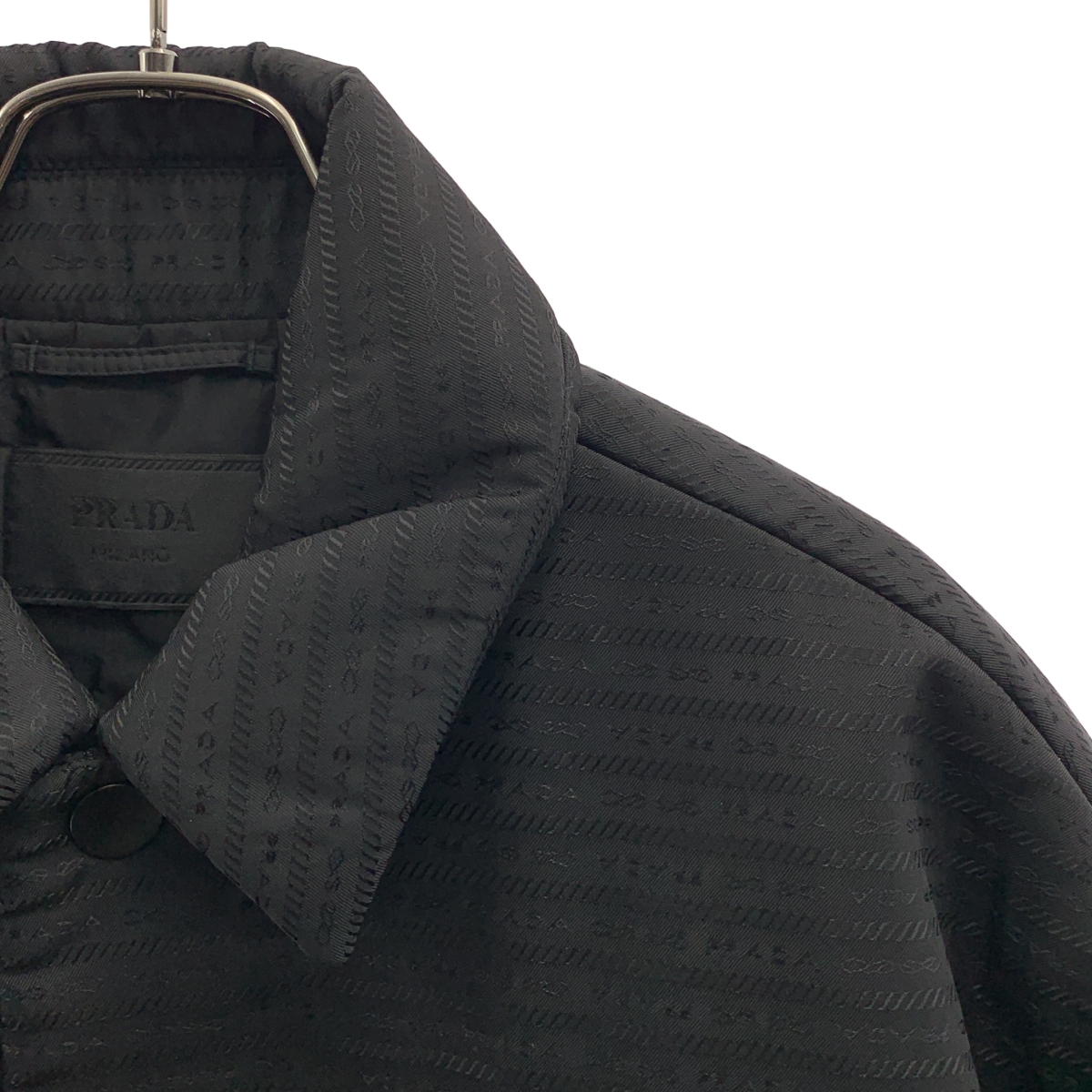 PRADA / プラダ | 2022AW | Re-Nylon トライアングルロゴ パデット ナイロンジャケット | M | メンズ