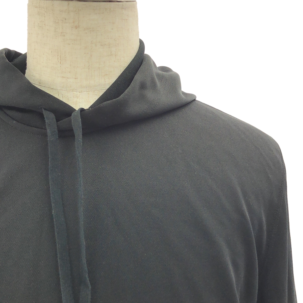 COMME des GARCONS HOMME PLUS / コムデギャルソンオムプリュス | 2016AW | ポリエステル 甲冑 アジャスタースリーブ プルオーバー フーディ | L | メンズ