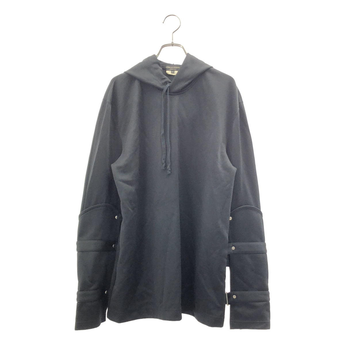 COMME des GARCONS HOMME PLUS / コムデギャルソンオムプリュス | 2016AW | ポリエステル 甲冑 アジャスタースリーブ プルオーバー フーディ | L | メンズ