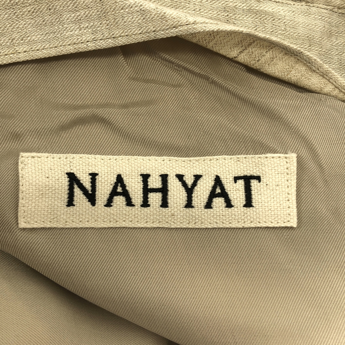 Nahyat / ナヤット | メリノウール タック ワイドパンツ | 4 | メンズ