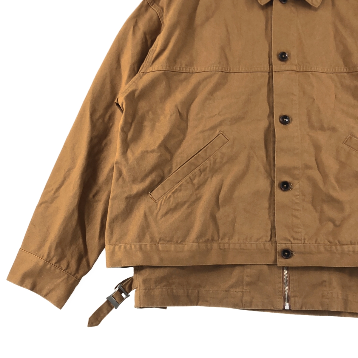 PHINGERIN / フィンガリン | 2026SS | TWILL DOUBLE JACKET 2Way ツイル ダブル レイヤード ジャケット | XL | メンズ