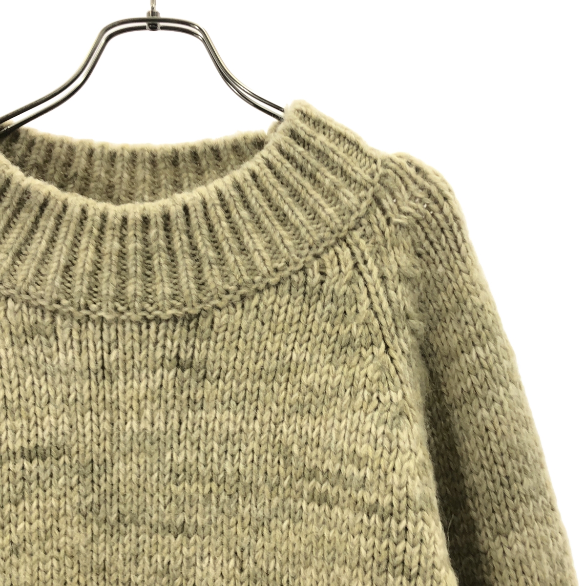 Maison Margiela / メゾンマルジェラ | 2022AW | ボタニカル ダイ アルパカ クルーネックニット / ユニセックス | L | レディース