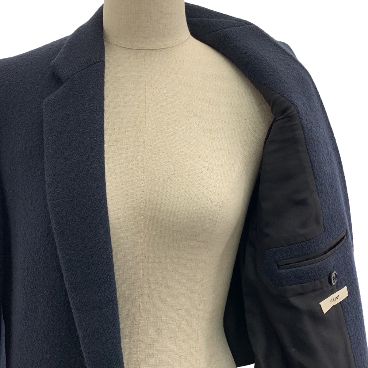 CELINE / セリーヌ | フィービー期 ウール クロンビーコート | 34 | レディース