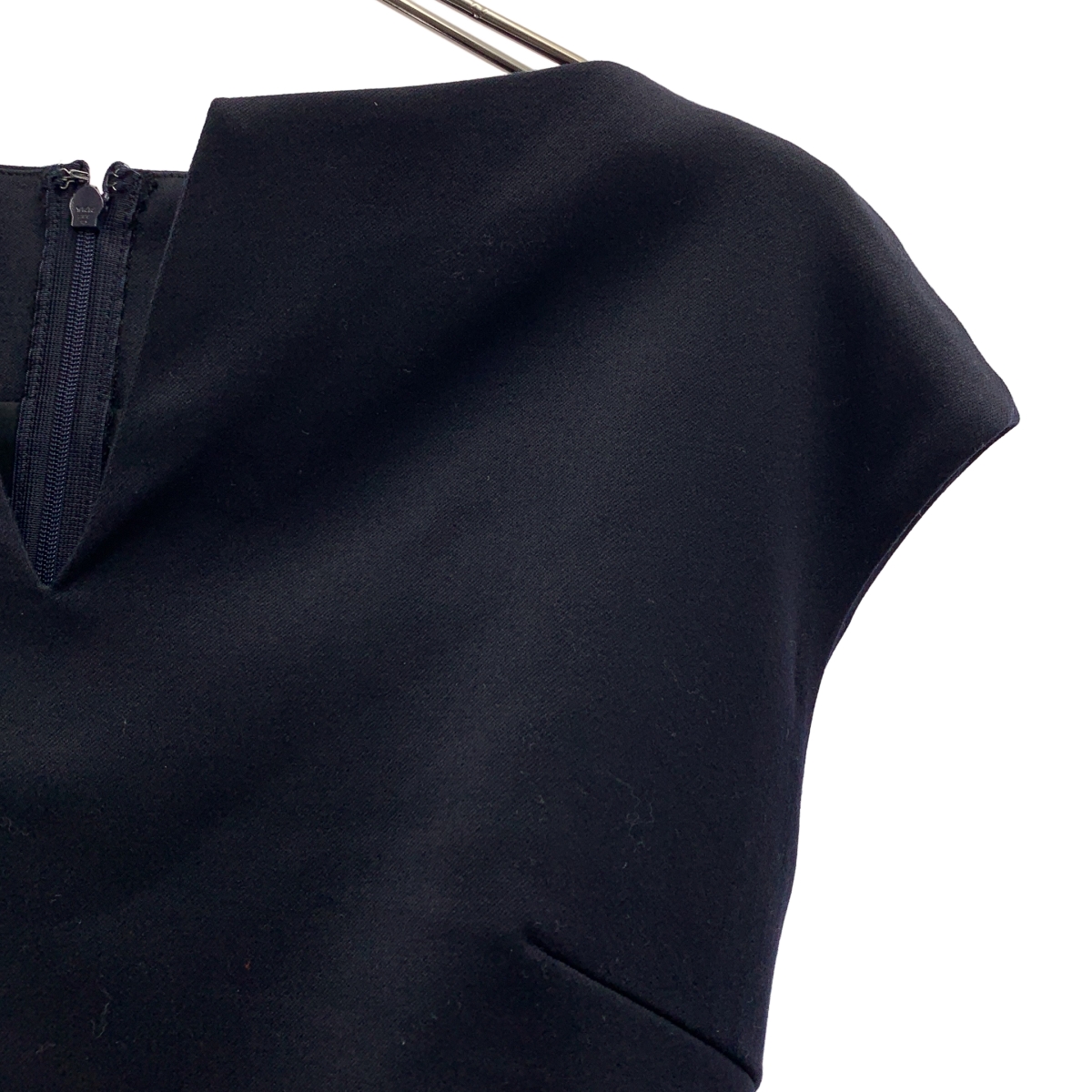 ESTNATION / エストネーション | ベルテッド キーネック ドレス ワンピース / 裏地付き | 36 | レディース