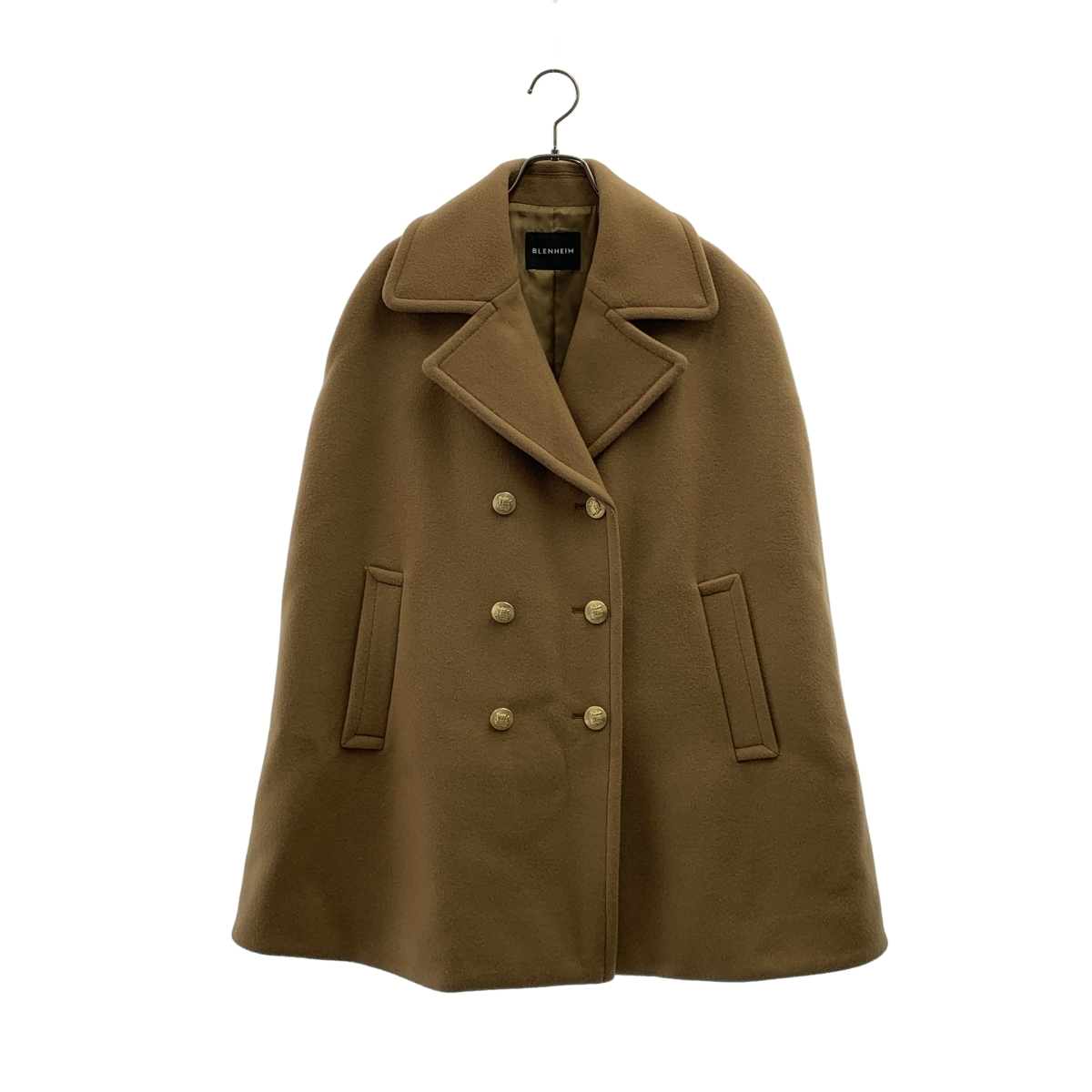 BLENHEIM / ブレンヘイム | ウール ケープ ポンチョ コート | S | レディース