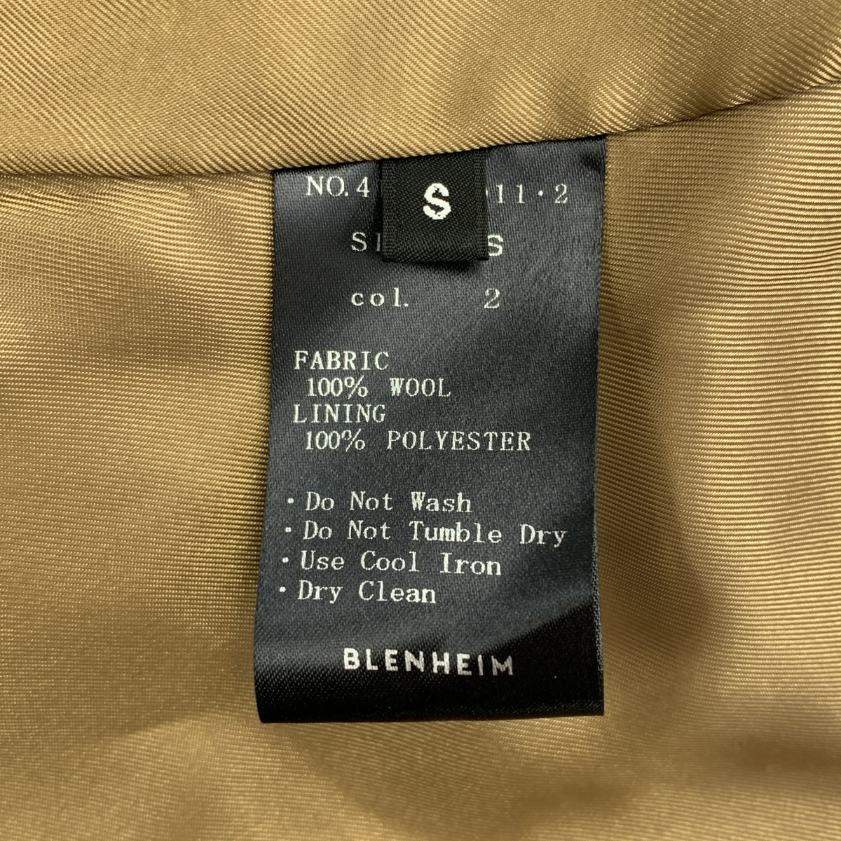 BLENHEIM / ブレンヘイム | ウール ケープ ポンチョ コート | S | レディース