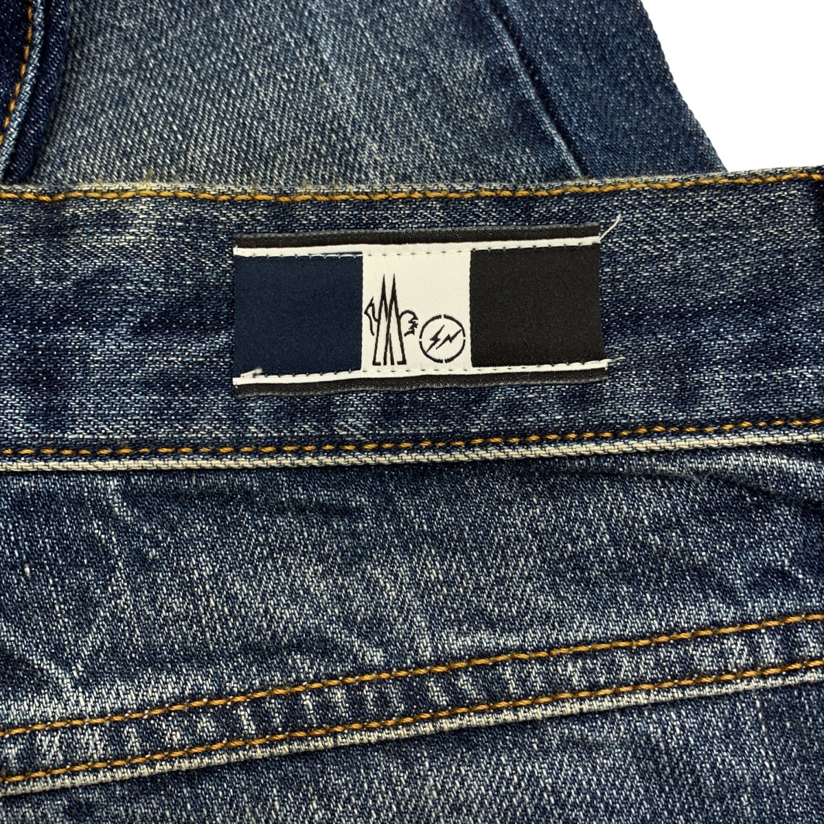 MONCLER / モンクレール | ×FRAGMENT DESIGN / 刺しゅう デニムパンツ | 46 | メンズ