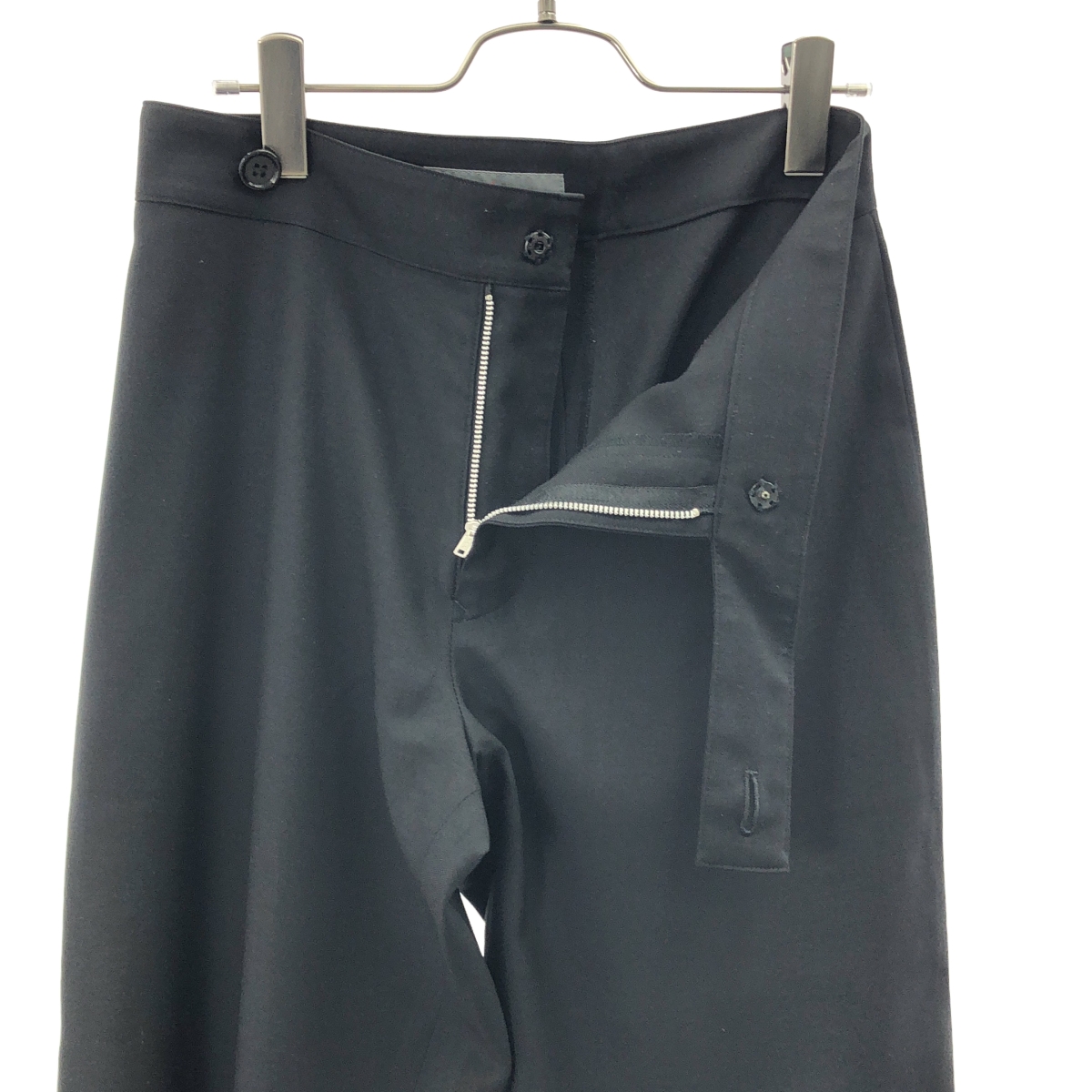YOHJI YAMAMOTO +NOIR / ヨウジヤマモトプリュスノアール | 2008SS | ウール ギャバジン テーパードスラックス | 2 | レディース
