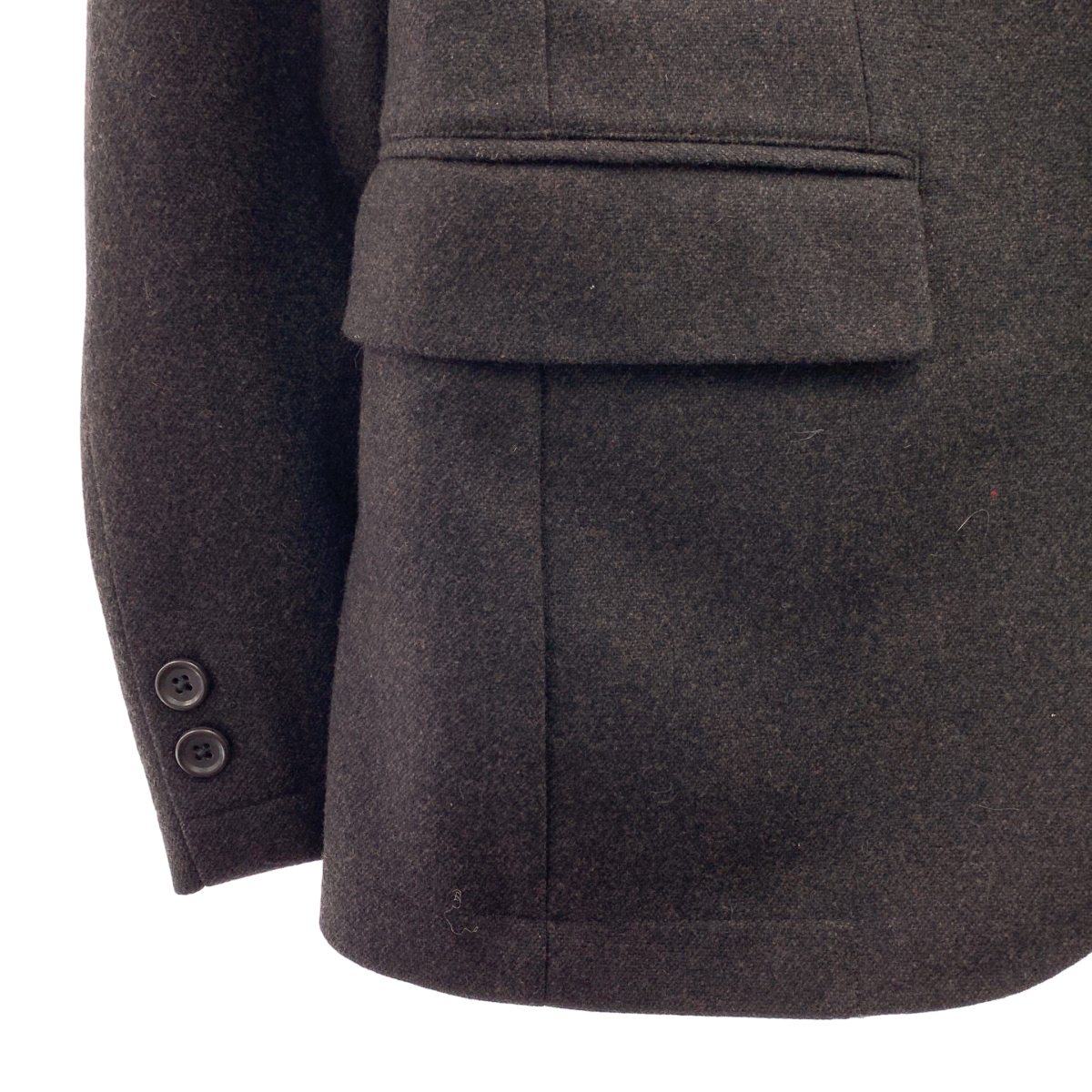UNITED ARROWS green label relaxing / ユナイテッド アローズ グリーン レーベル リラクシング | セットアップ 3ピース / ウール 2B テーラードジャケット 総裏地 / ジレ ベスト / ドローストリング パンツ | S | メンズ