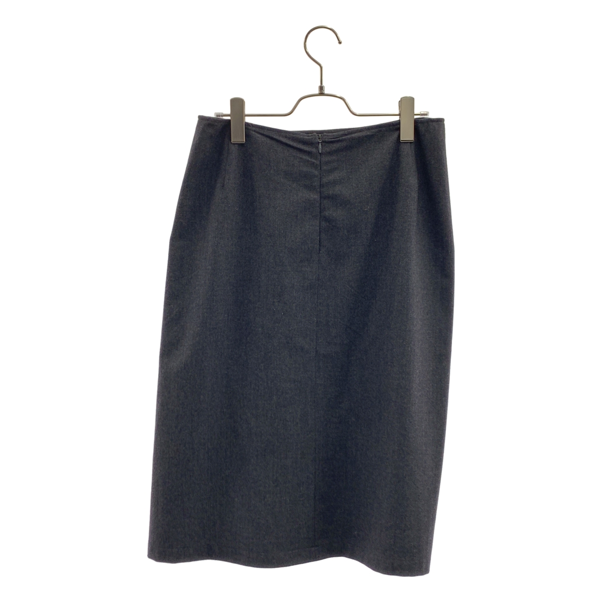 JIL SANDER / ジルサンダー | アシンメトリー バックジップ スカート / 裏地付き | 34 | レディース