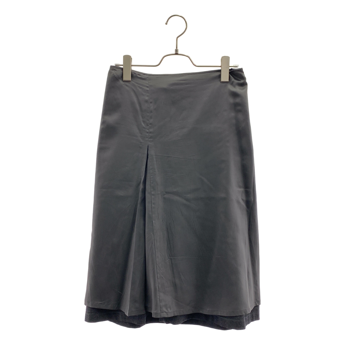 JIL SANDER / ジルサンダー | アシンメトリー バックジップ スカート / 裏地付き | 34 | レディース