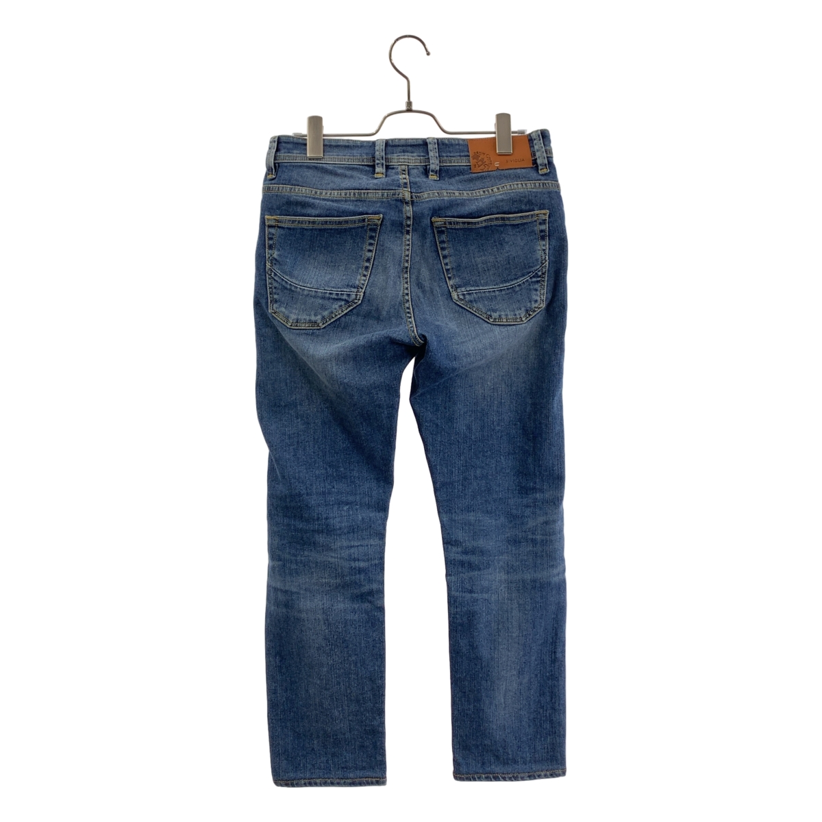 SIVIGLIA / シビリア | REGULAR FIT / DENIM Core / ロゴレザーパッチ デニムパンツ | 28 | メンズ