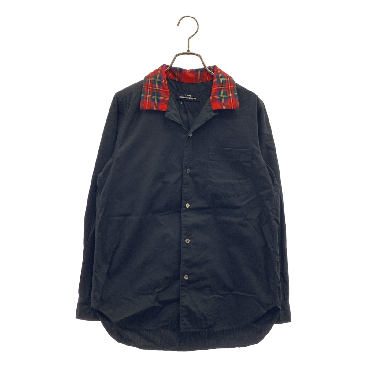 tricot COMME des GARCONS / トリココムデギャルソン | 1994SS | タータンチェック オープンカラー シャツ ブラウス |