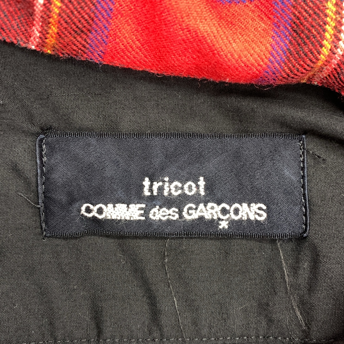 tricot COMME des GARCONS / トリココムデギャルソン | 1994SS | タータンチェック オープンカラー シャツ ブラウス |
