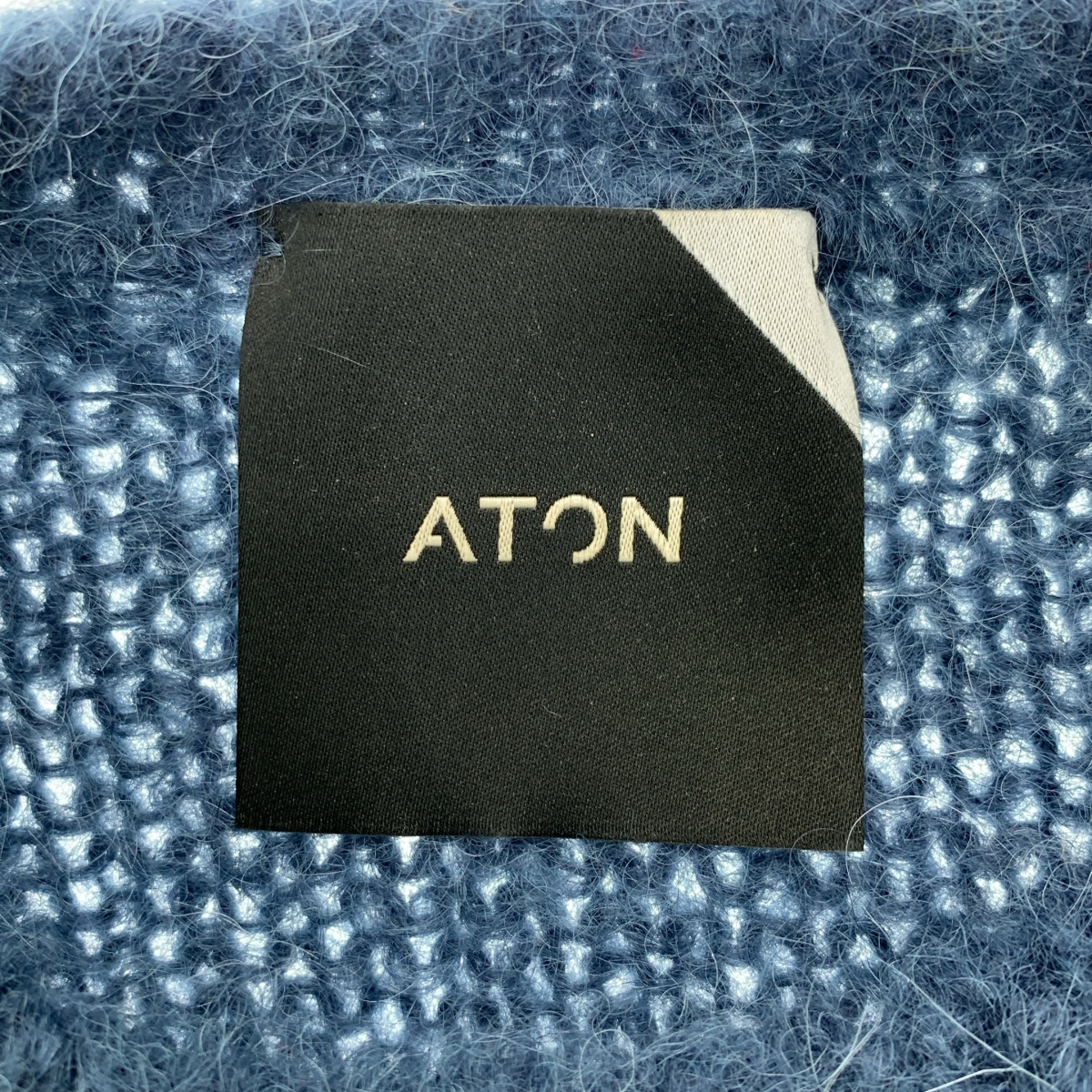 ATON / エイトン | MOHAIR SHAGGY クルーネック セーター ニット | 2 | レディース