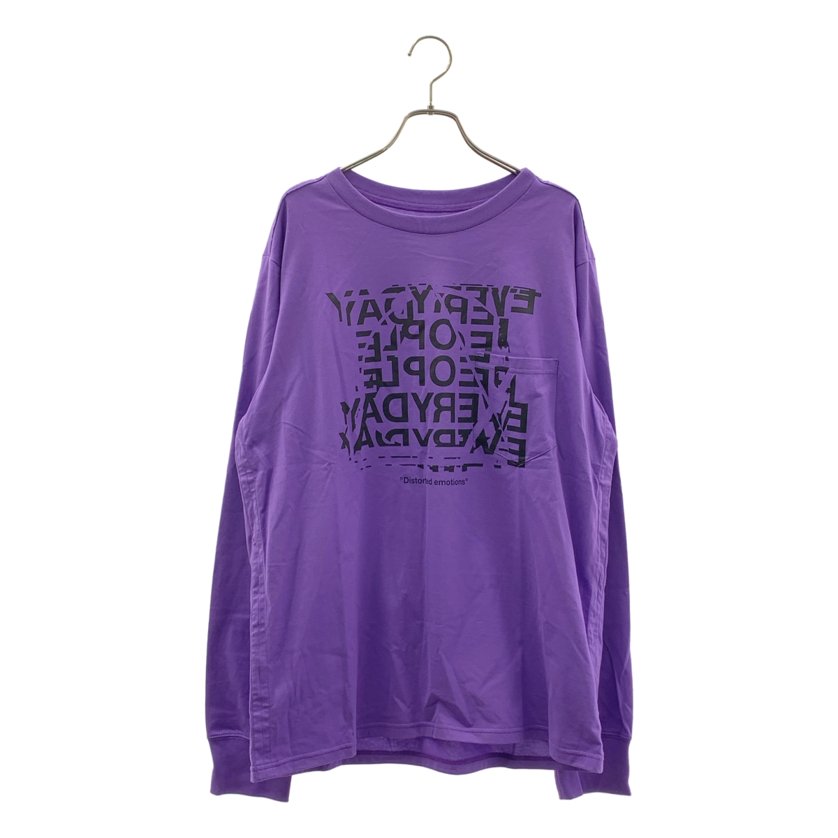 TAKAHIROMIYASHITA The Soloist / タカヒロミヤシタザソロイスト | 2022AW | oversized l/s pocket tee プリント オーバーサイズ ポケット ロングスリーブTシャツ | 50 | メンズ