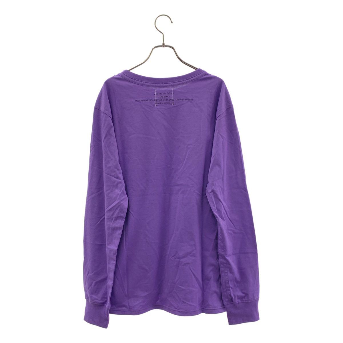TAKAHIROMIYASHITA The Soloist / タカヒロミヤシタザソロイスト | 2022AW | oversized l/s pocket tee プリント オーバーサイズ ポケット ロングスリーブTシャツ | 50 | メンズ