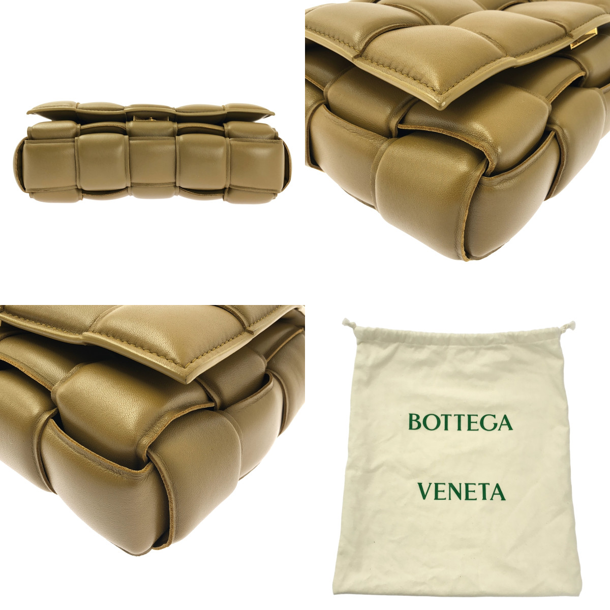 BOTTEGA VENETA / ボッテガヴェネタ | マキシイントレチャート パデットカセット レザー ショルダーバッグ |