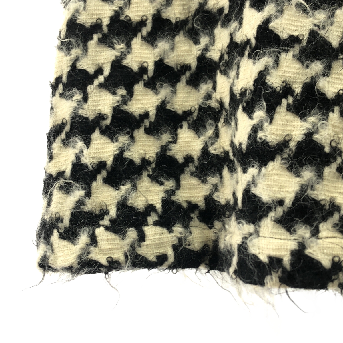 COMME des GARCONS COMME des GARCONS / コムコム | 千鳥格子 モヘア混 フレア ロングスカート | M | レディース