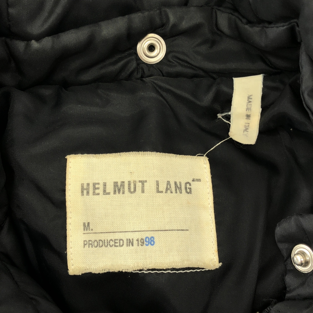 HELMUT LANG / ヘルムートラング | 1998AW | 本人期 フーデッド ダウンジャケット | 40 | レディース
