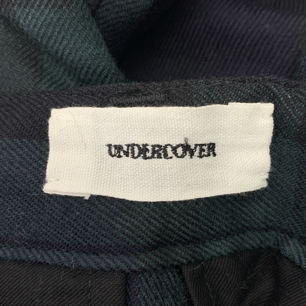 UNDER COVER  / アンダーカバー | ウール レザー 切替 ジップ ボンテージパンツ | 2 | レディース