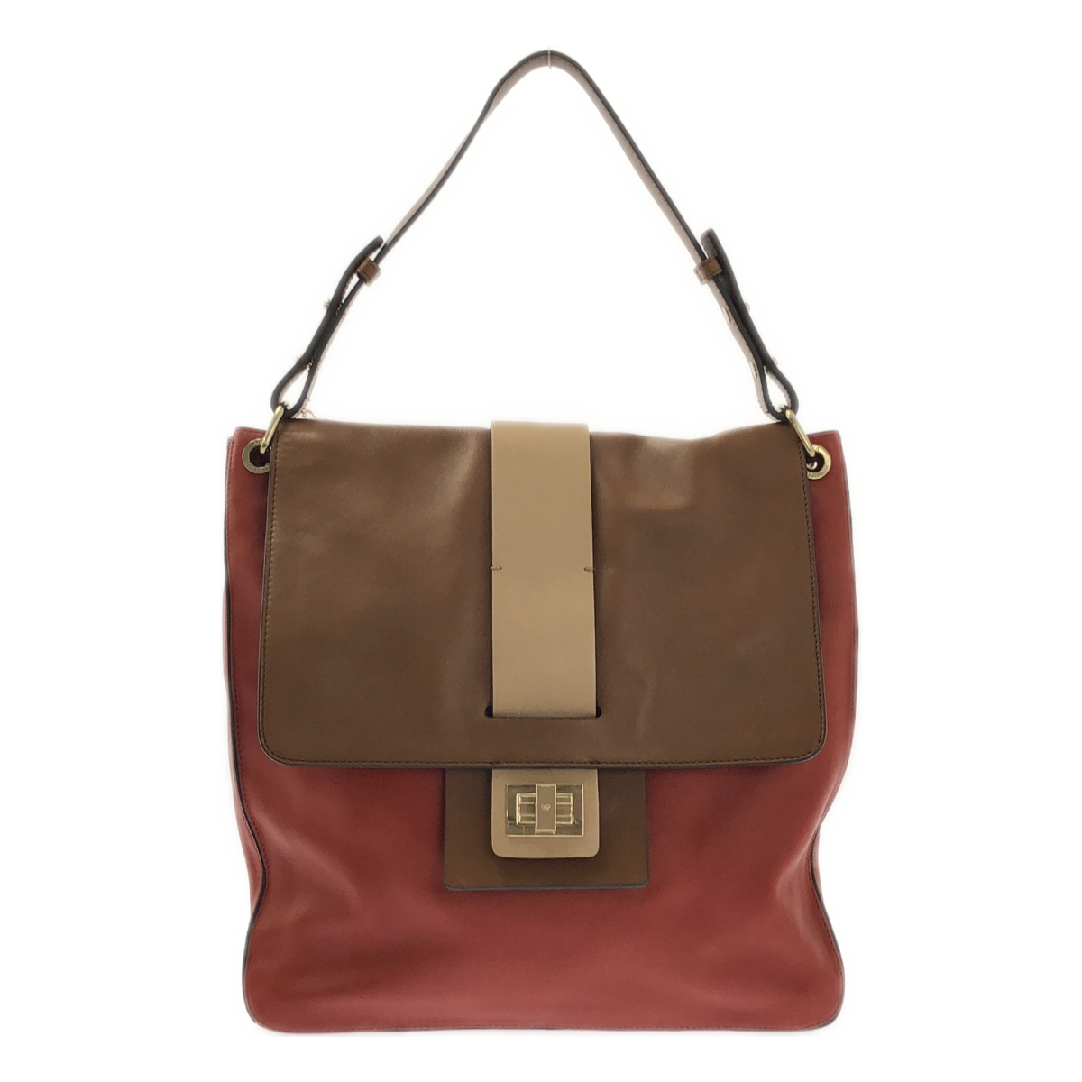 ANYA HINDMARCH / アニヤハインドマーチ | BITS & BOBS レザー ターンロック ショルダーバッグ |