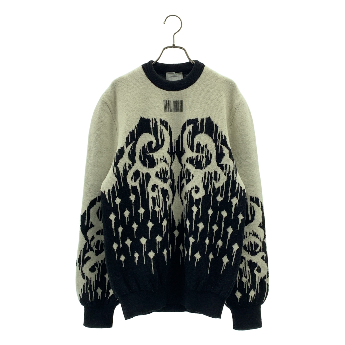 VTMNTS / ヴィティーエムエヌティーエス | BARCODE SLAVIC SWEATER クルーネック ニット | S | メンズ