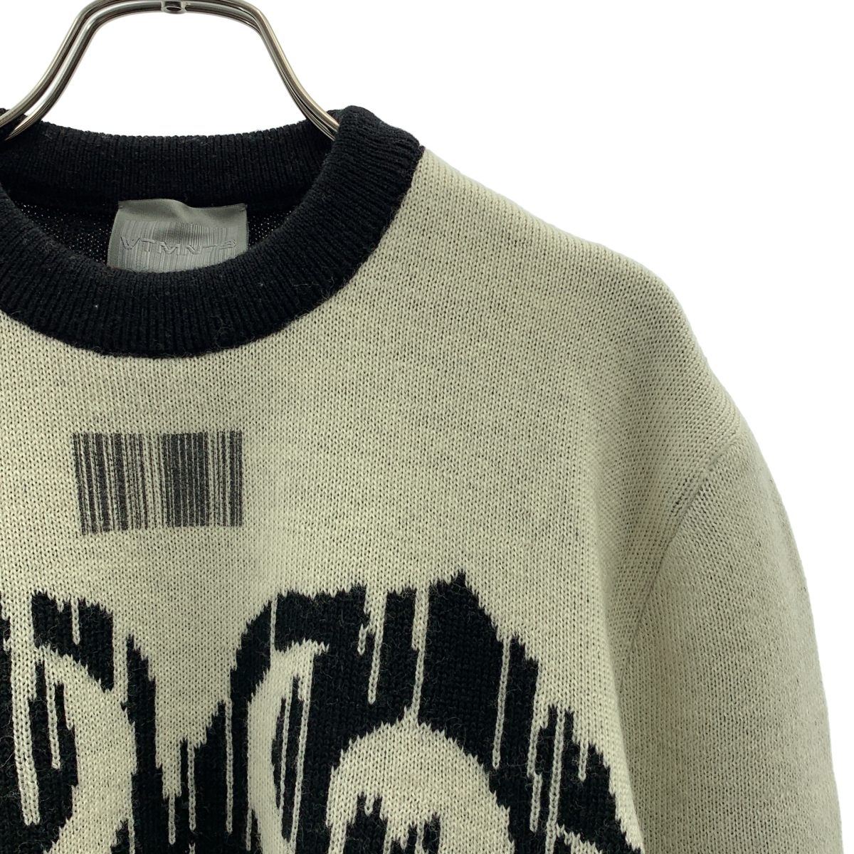 VTMNTS / ヴィティーエムエヌティーエス | BARCODE SLAVIC SWEATER クルーネック ニット | S | メンズ