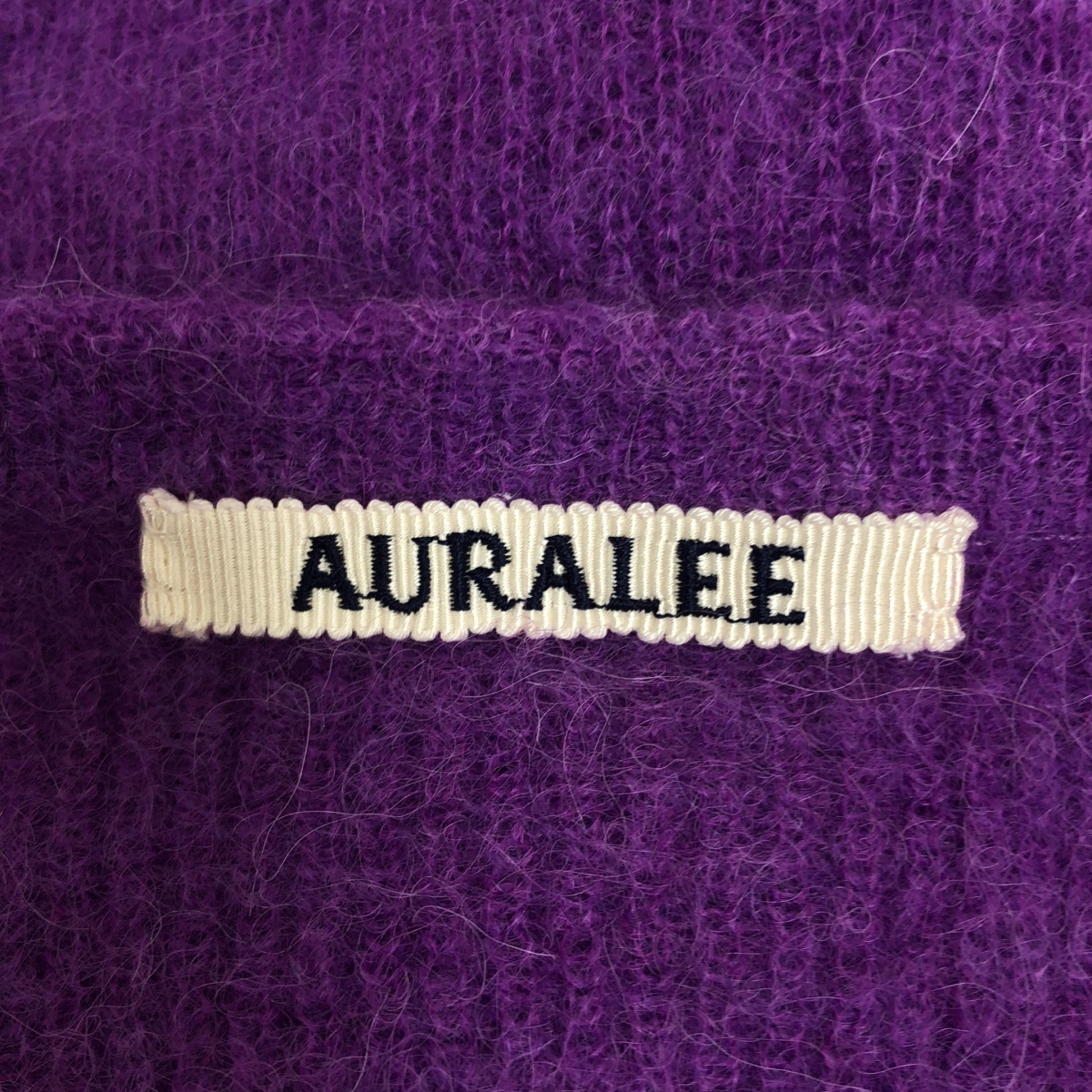 AURALEE / オーラリー | 2024AW | BABY SURI ALPACA SHEER KNIT ONE-PIECE アルパカ ニット ワンピース | 1 | レディース